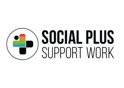 Social Plus logo & branding