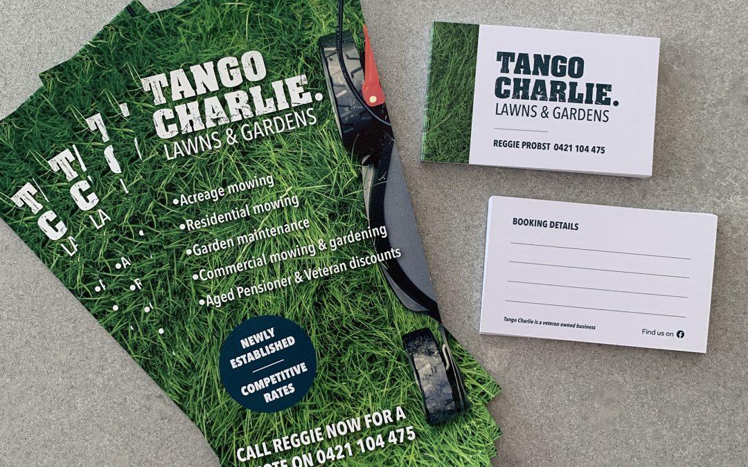 Tango Charlie flyer & business card