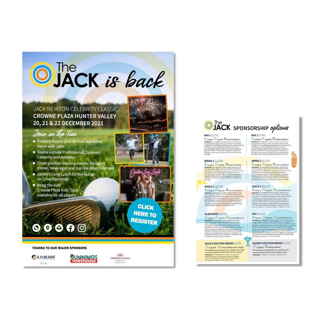 The Jack invite and sponsorship packages