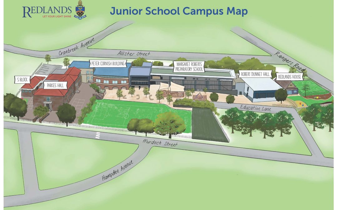 SCECGS Redlands Junior School Illustrated Map